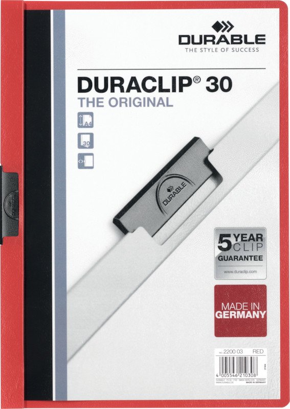 Durable Dossier à pince Duraclip A4 70gr jusqu'à 30 feuilles Pic1