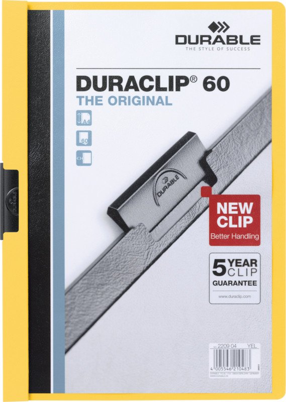 Durable Klemmhefter Duraclip A4 70gr bis 60 Blatt Pic1