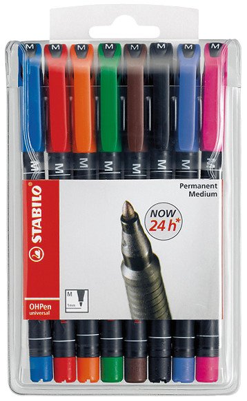 Stabilo OHPen Marker 843 M 8er Etui Pic1