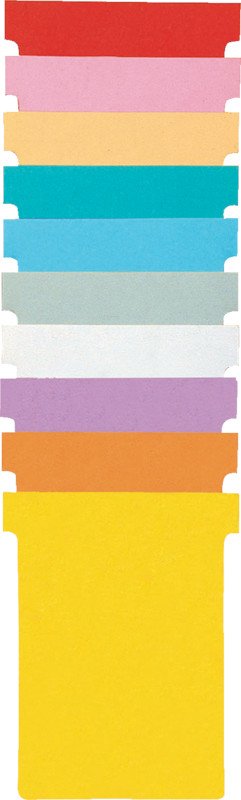 Nobo Fiches en T Indice 1.5 36x53mm blanc Pic1