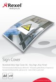 Rexel Schilderfolie Sign Cover A4 glänzend