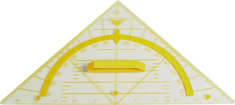 Sieco Wandtafel Geometrie Dreieck mit Griff 60cm Pic1