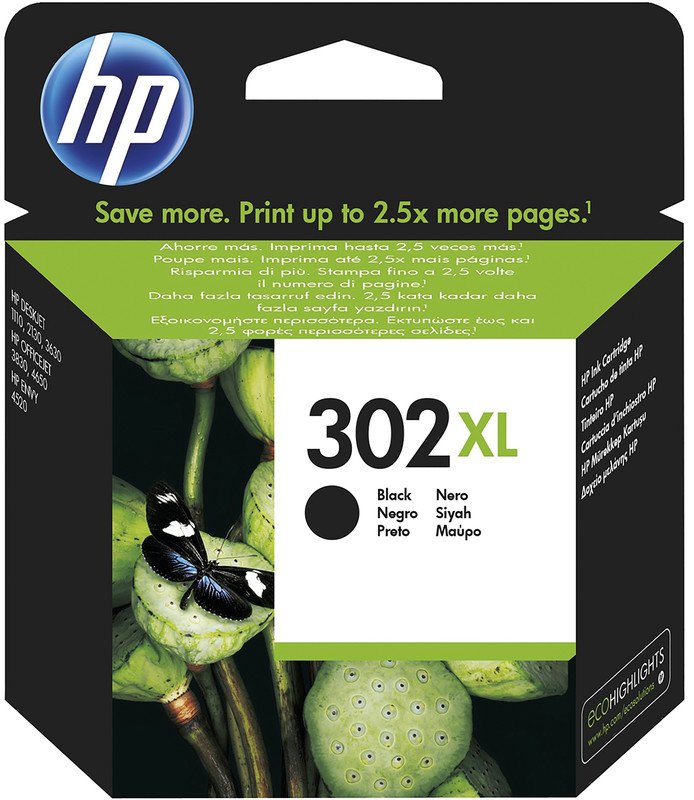 HP InkJet 302XL schwarz Pic1