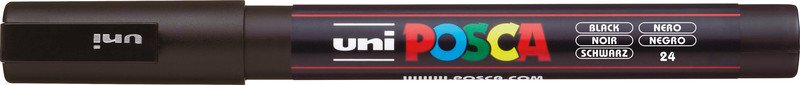Uni Posca Marker 0.9mm schwarz Pic1
