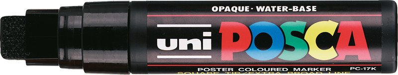 Uni Posca Marker 15mm schwarz Pic1