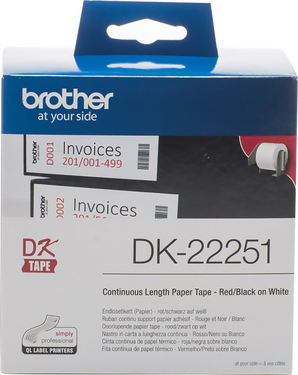 Brother Endlos Etiketten 62mmx15.24m Pic1