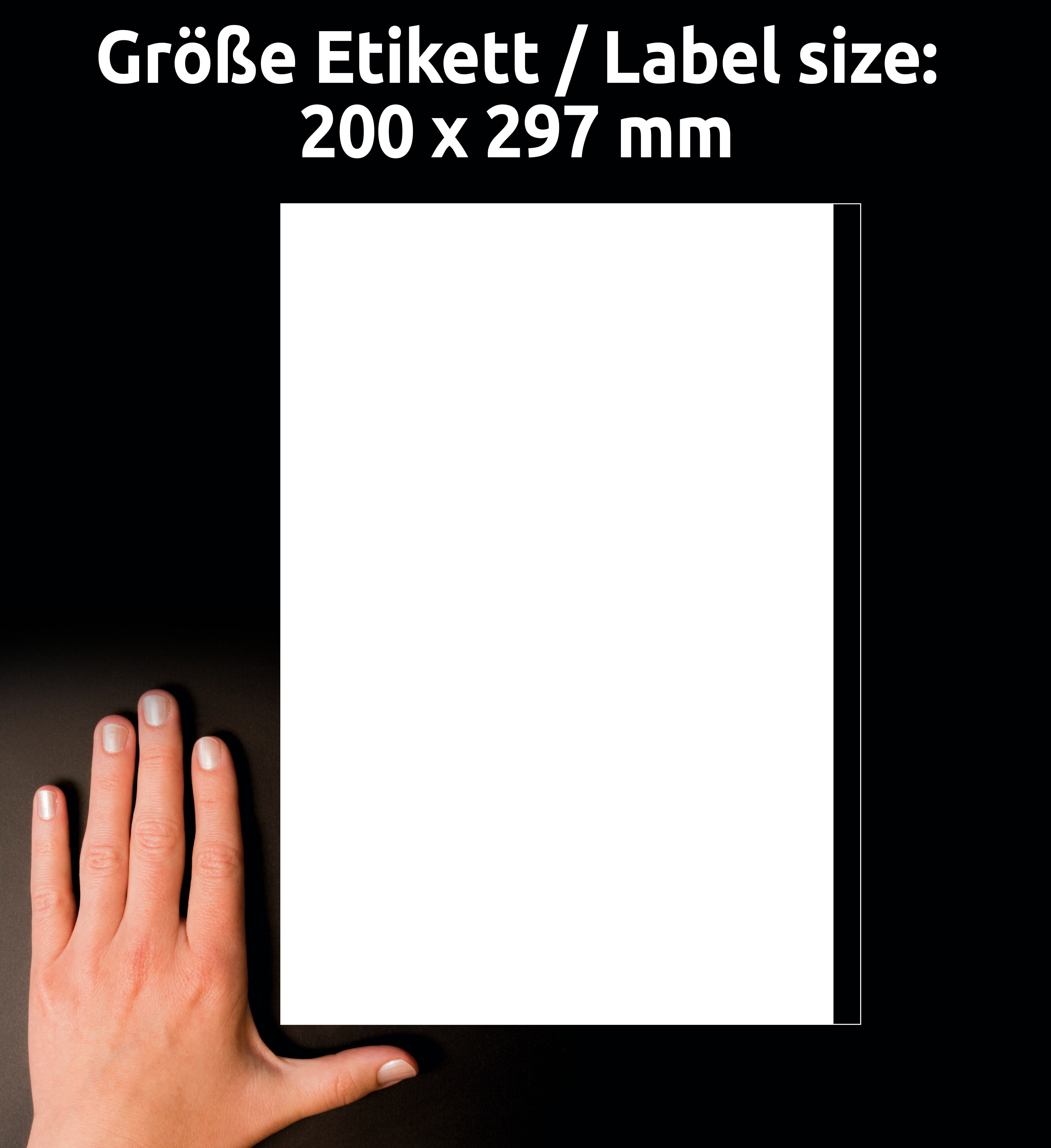 Avery Zweckform Etiketten 200x297mm à 100 Pic2