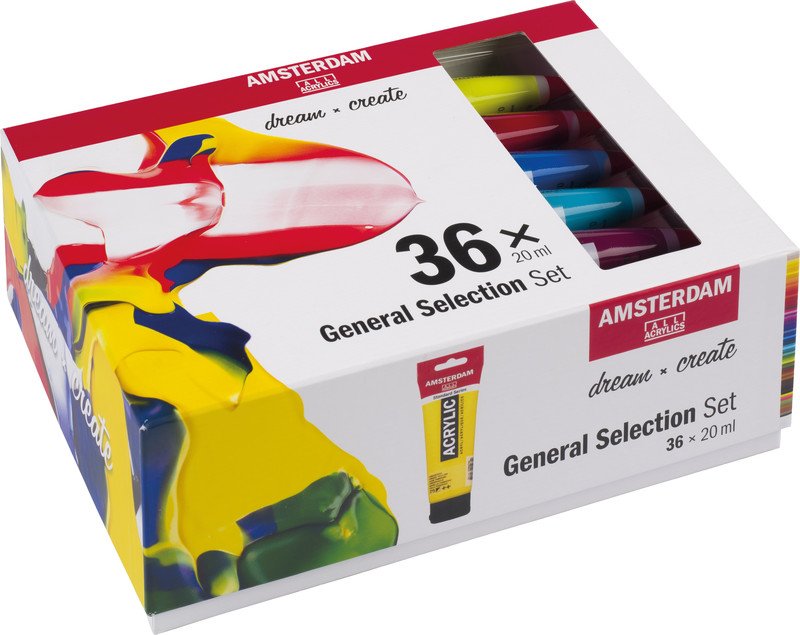 AMSTERDAM Acrylic Standard Series Set geliefert