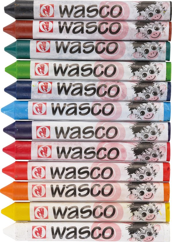 Wasco Wachsmalstifte 12 Stk Pic1