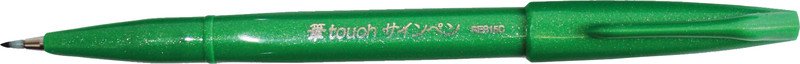 Pentel Pinselstift Sign Pen Brush grün Pic1