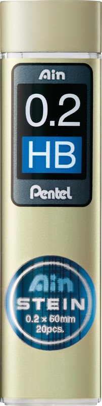 Pentel Bleistiftminen AinStein 0.2mm HB à 20 Pic1