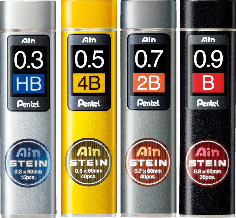 Pentel Bleistiftminen AinStein 0.7mm B à 40 Pic5