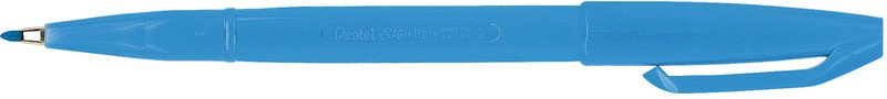 Pentel Faserschreiber Sign Pen 2mm hellblau Pic1