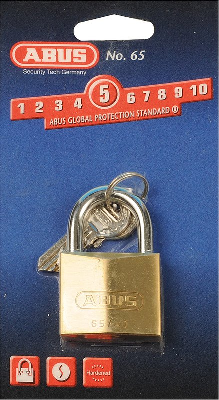 Abus Schloss Messing 40mm Pic1