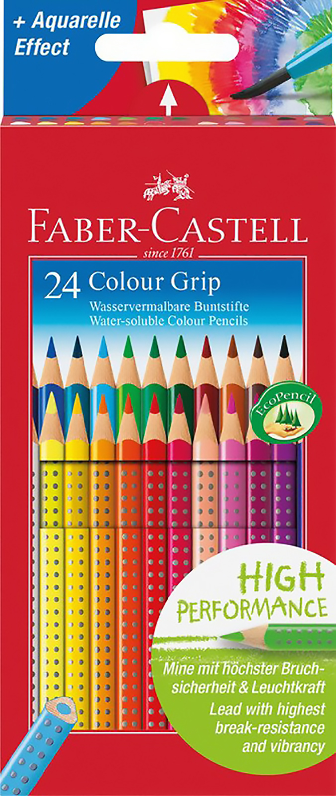 Faber Castell Farbstift Colour Grip 2001 24er Kartonsch. Pic1
