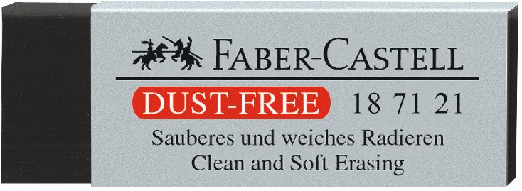 Faber Castell Radierer Dust-Free 65x10x25mm Pic1