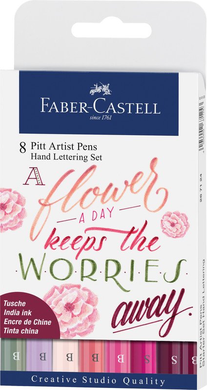 Faber Castell Tuschestifte Pitt Artist Pen Lettering Pic1