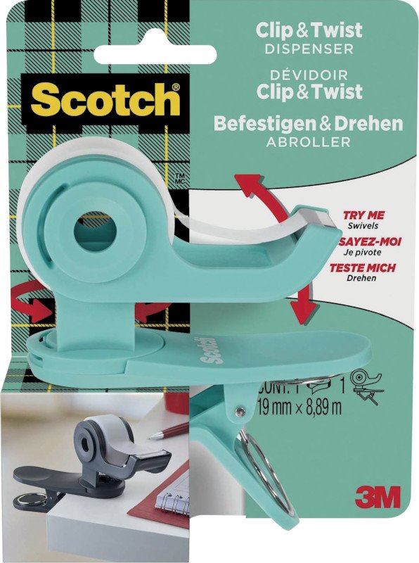 Scotch Tischabroller Clip & Twist Pic2