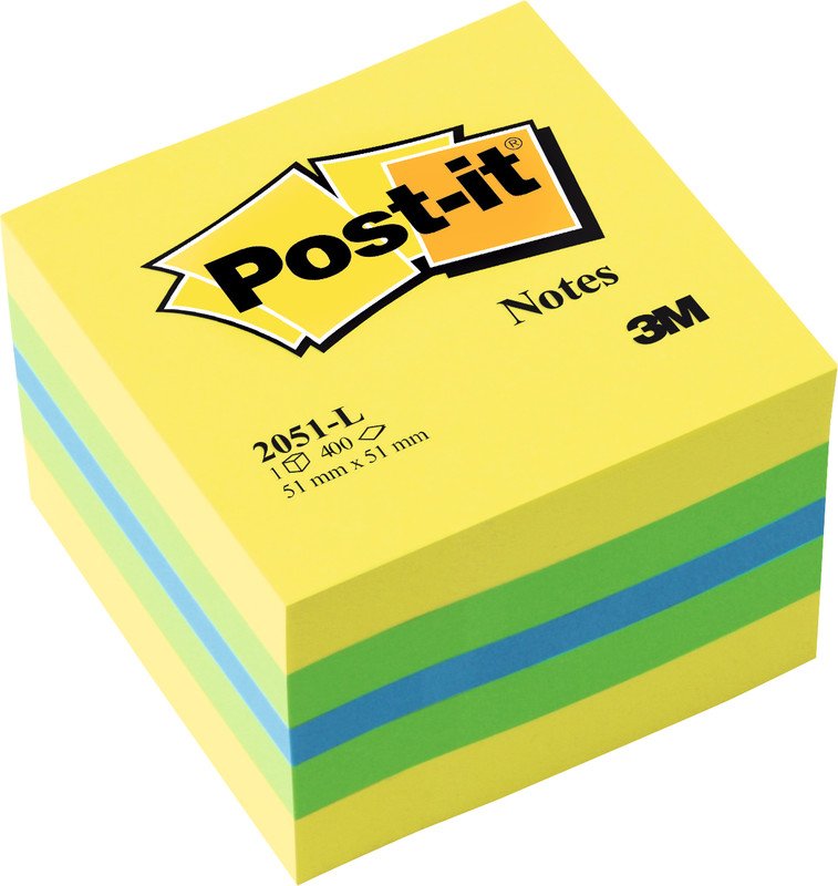 Post-it Würfel Mini lemon 51x51 Pic1