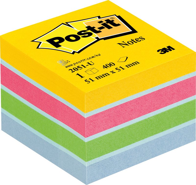 Post-it Würfel Mini Multicolor 51x51 Pic1