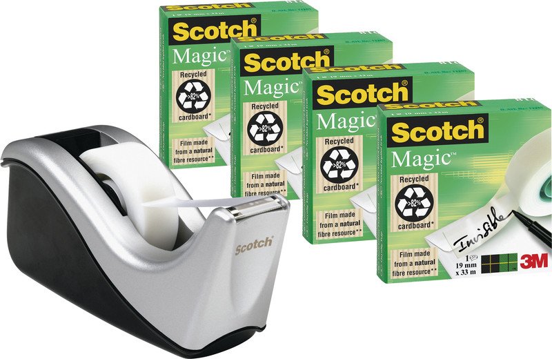 Scotch Tischabroller C60 inkl. 4 Rollen 19mmx33m Pic1
