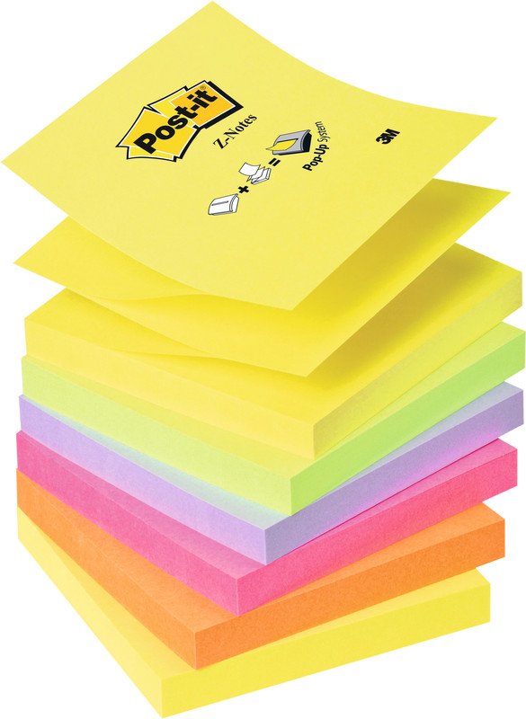 Post-it Haftnotizen Z-Notes 76x76mm à 6 Pic1