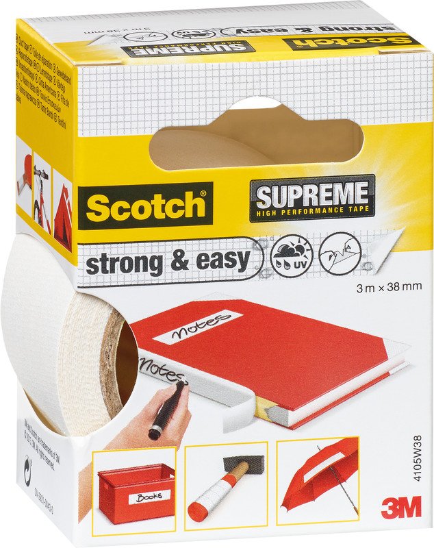 Scotch Gewebeband Supreme strong & easy 38mmx3m Pic1