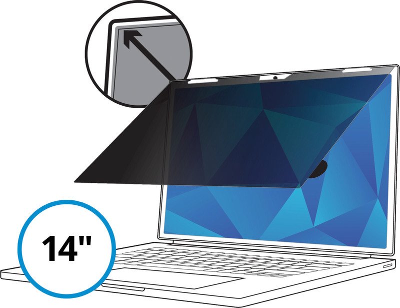 3M Touch Blickschutzfilter für Notebooks 14