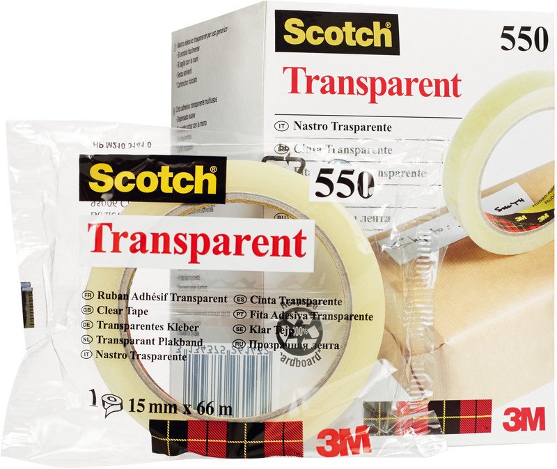 Scotch Transparent Tape 550 PP 19mmx66m Pic2