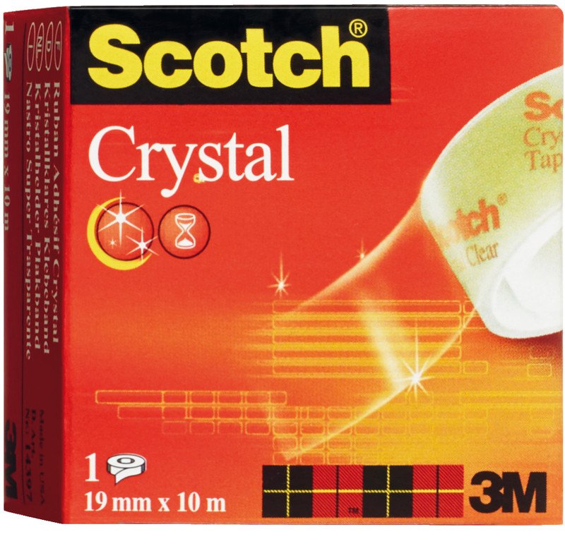 Scotch Crystal Tape 600 19x10m Pic1
