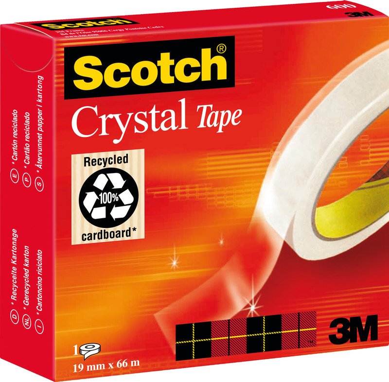 Scotch Crystal Tape 600 19x66m Pic1