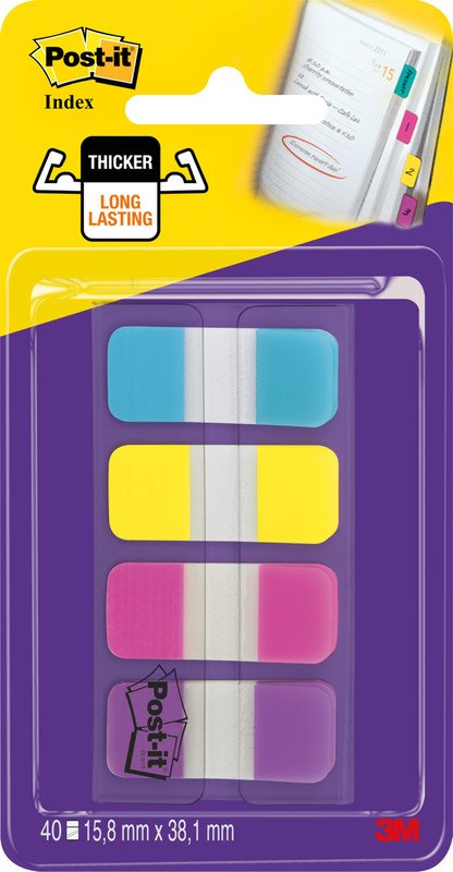 Post-it Index Strong 15.8x38.1mm assortiert Pic1