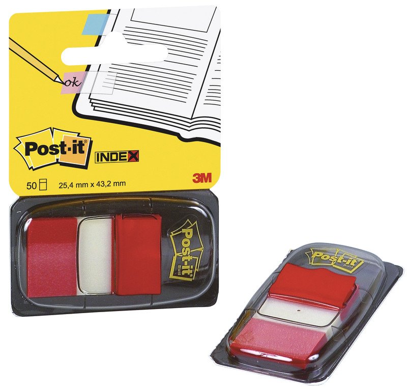 Post-it Index breit 25.4x43.2mm orange Pic1