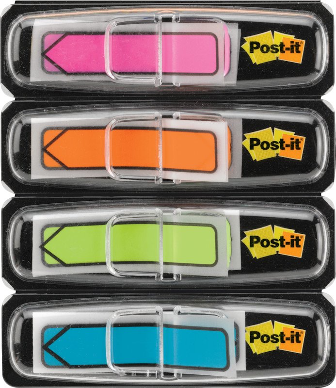 Post-it Index Pfeile 4 Farben neon Pic2