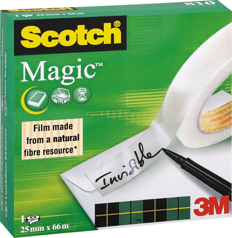 Scotch Magic Tape 810 25mmx66m Pic1