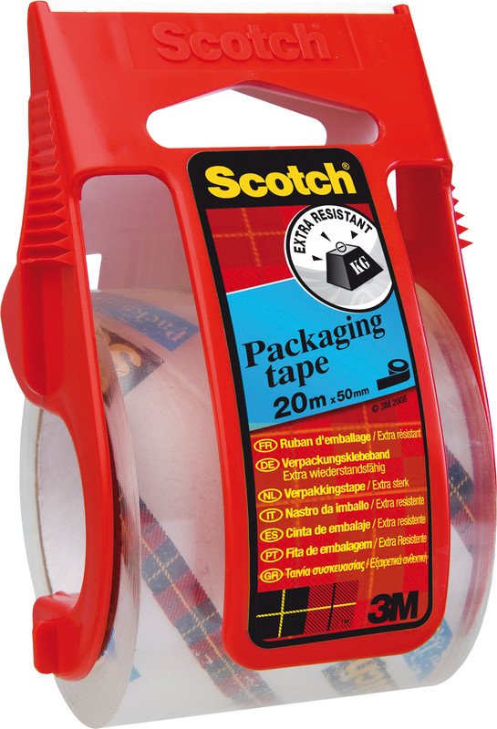 Scotch Verpackungsband Dispenser PP Pack Extra 48mmx20m Pic1