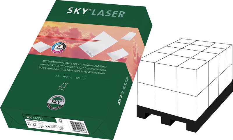 Sky Laser Universalpapier FSC A4 80gr à 500 Pic1