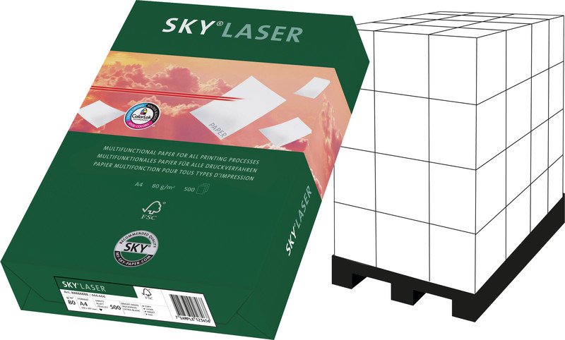 Sky Laser Universalpapier FSC A4 80gr à 500 Pic1