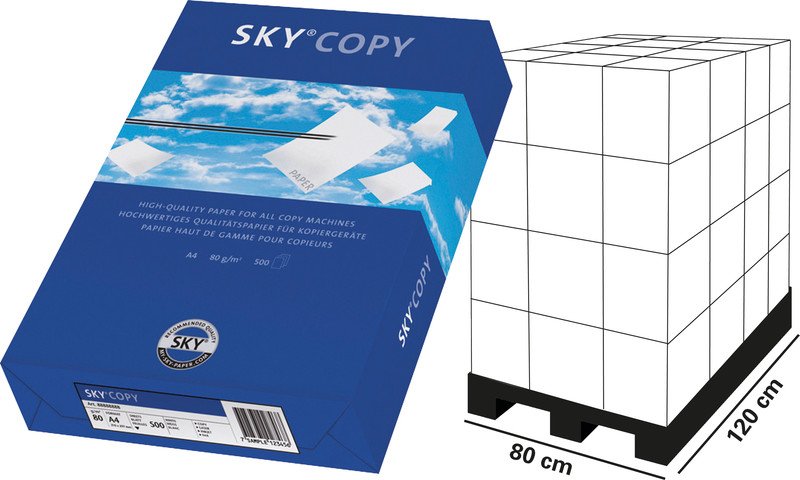 Sky Copy Universalpapier A4 80gr à 500 Pic1