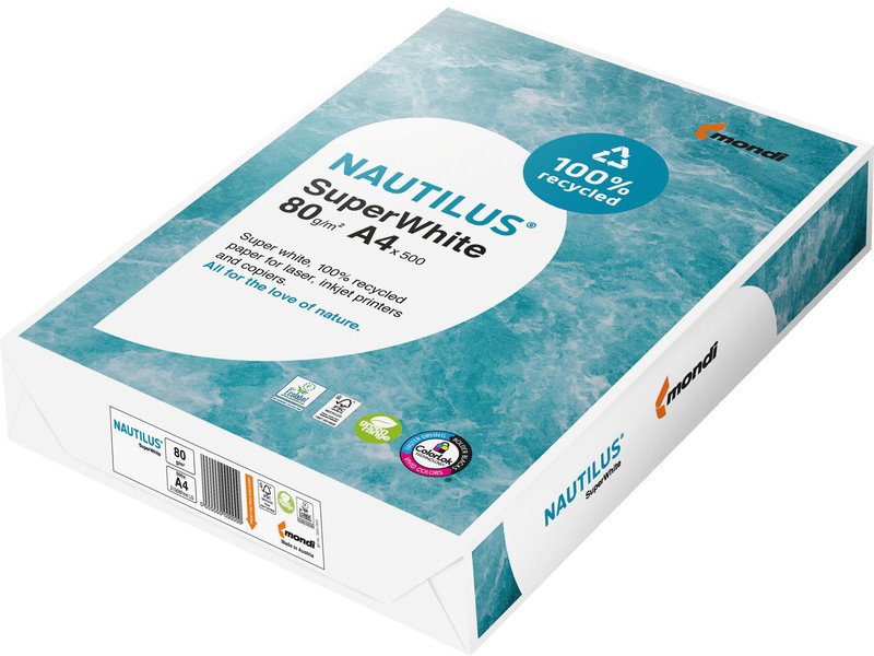 Nautilus Universalpapier Super White FSC A3 80gr à 500 Pic1
