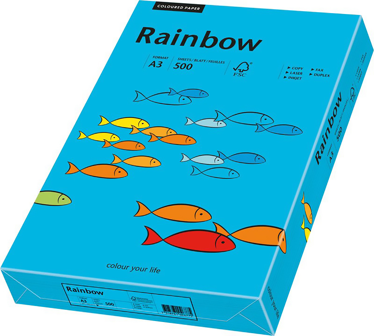 Rainbow A3 120gr blau à 250 Pic1