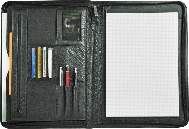 Aristos Konferenzmappe Nappalux A4 Vollrindleder Pic4