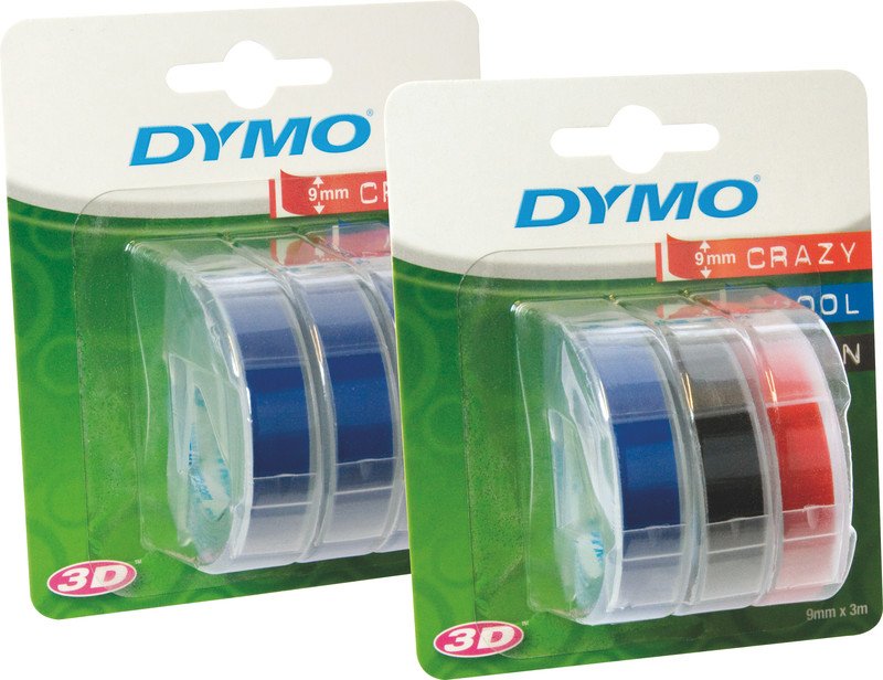 Dymo Prägeband 9/3m glanz Pic2