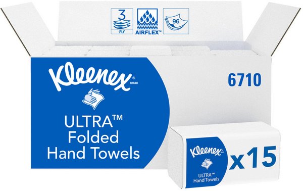 Kimberly-Clark Kleenex Ultra Handtuch Airflex 3-lagig Pic1