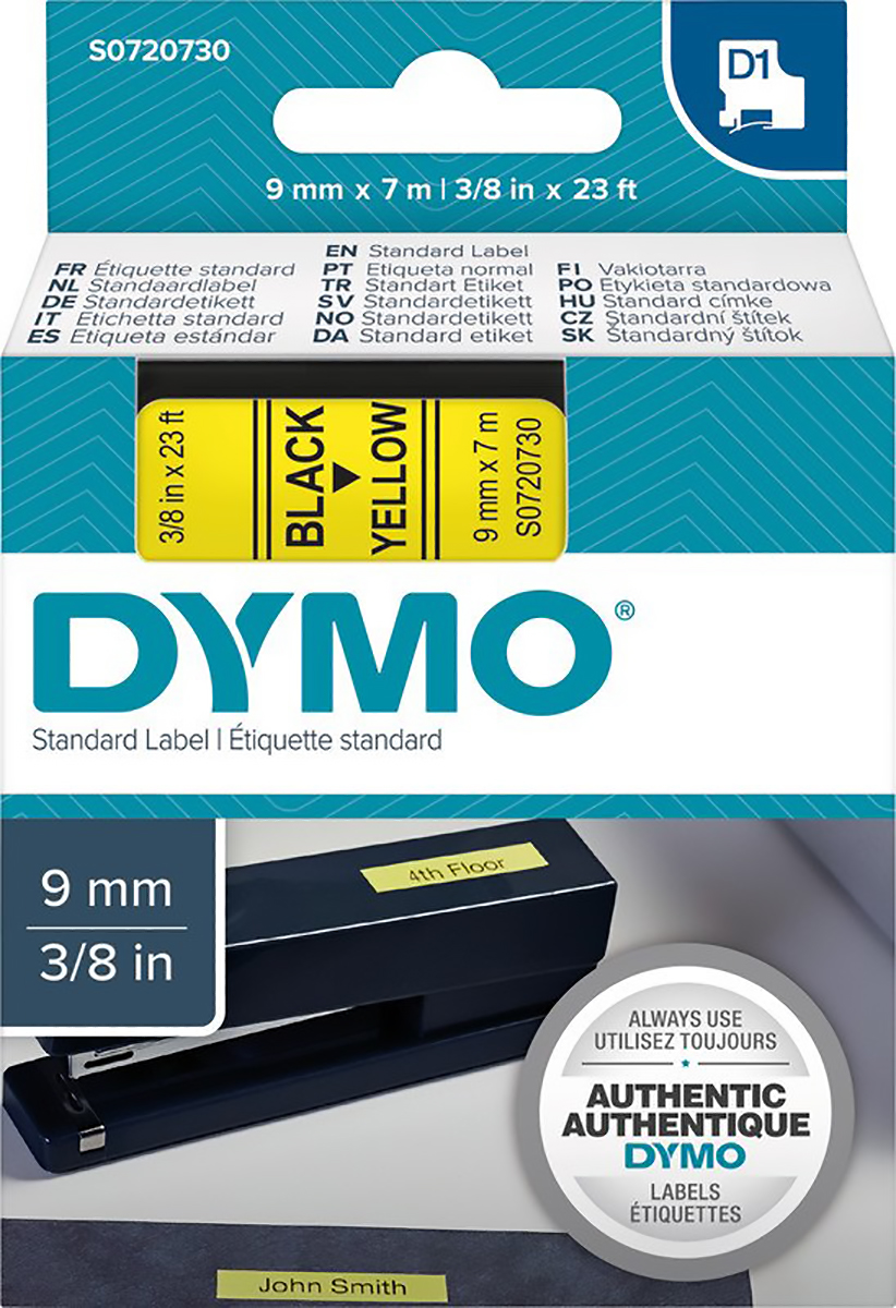 Dymo Schriftband-Kassette 9mmx7m Pic1