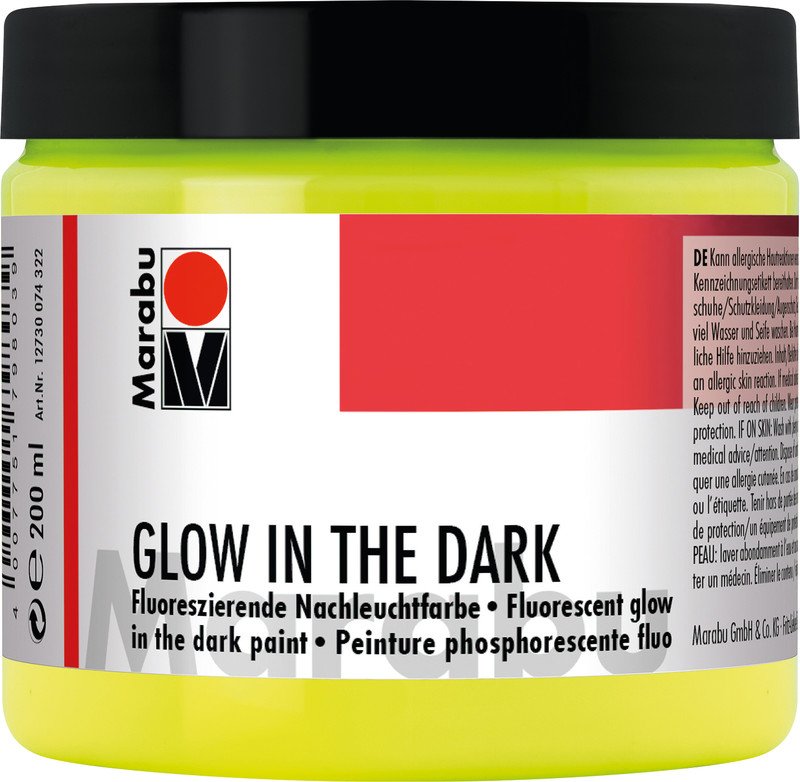 Marabu Peinture phosphorescente Glow In The Dark Pic1