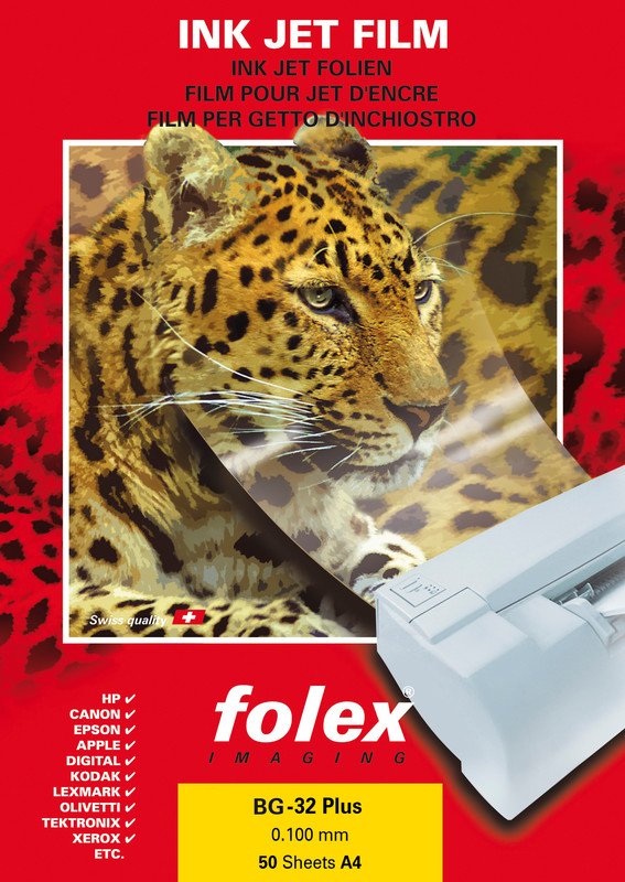 Folex Inkjet Folie A4 BG-32.5 RS à 50 Pic1