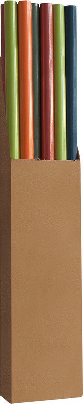 Papier cadeau kraft couleurs assorties 100cmx5m Pic1