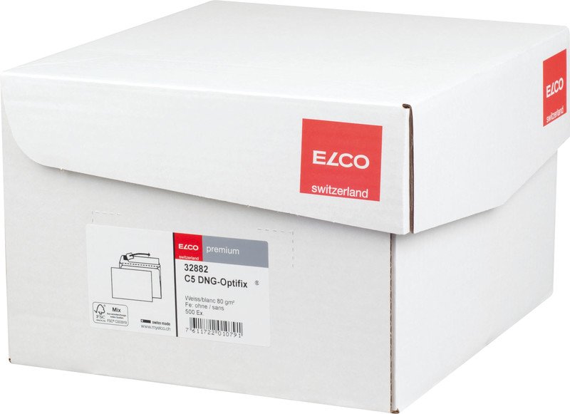 Elco Couvert Premium FSC C5 80gr ohne Fenster à 500 Pic3