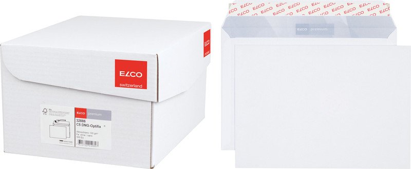 Elco enveloppes Premium FSC C5 100gr sans fenêtre à 500 Pic1